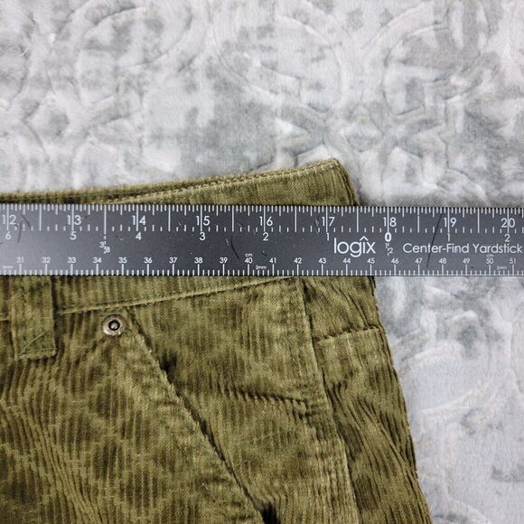 Lee Brooklyn Circus Jeans Men’s Size 34X32 Green Corduroy Double Knee Cowboy - Picture 12 of 16